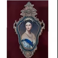 تابلو مخمل وقاب آینه 