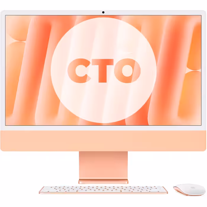 آی مک 24 اینچ M4 کاستوم پردازنده 10core – 10core حافظه رم 16 گیگابایت ظرفیت 2 ترابایت SSD نارنجی Z1EW0007P - Hiapple.ir
