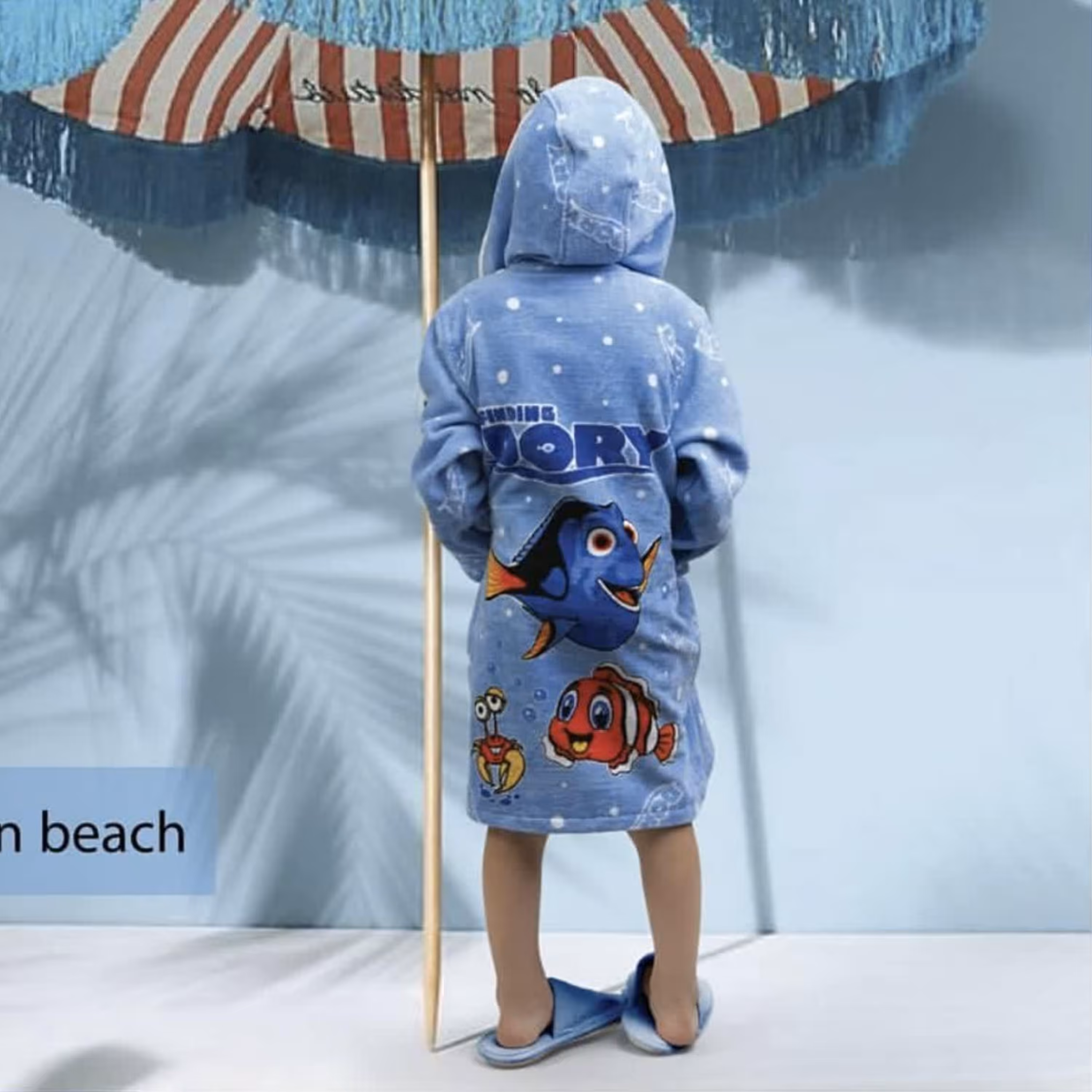 حوله تنپوش کودک پودایران طرح دوری سایز 70 (100درصد پنبه)ضد حساسیت و ضد باکتری