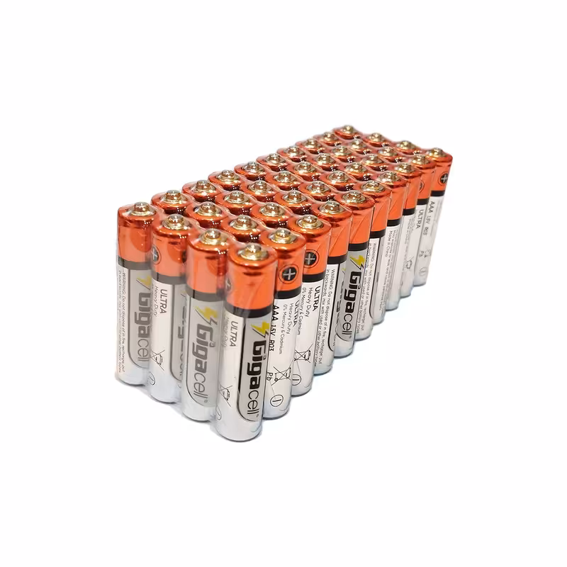 باتری نیم قلمی گیگاسل مدل ULTRA Heavy Duty بسته 40 عددی