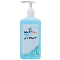 محلول ضدعفونی کننده دست Microzed حجم 500میلی لیتر