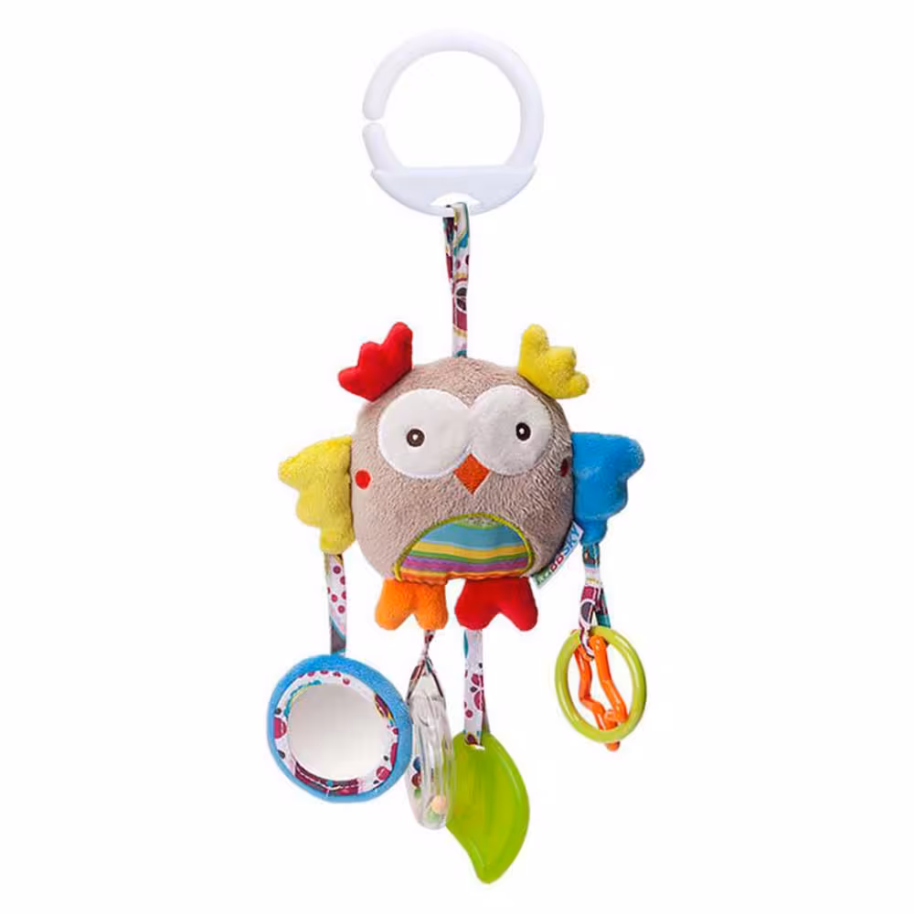 آویز کریر جغجغه دندانگیرب ب اسکای bbsky طرح جغد