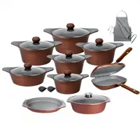 ‫سرویس قابلمه 19 پارچه طرح کره ای C برند ام جی اس MGS