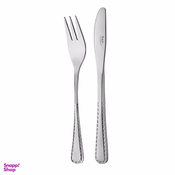 ست کارد و چنگال 12 پارچه ناب استیل مدل برلین