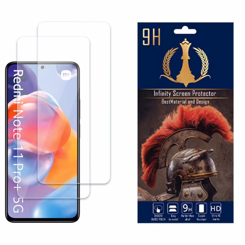 محافظ صفحه نمایش اینفینیتی مناسب برای شیائومیRedmi Note 11 Pro Plus بسته دو عددی