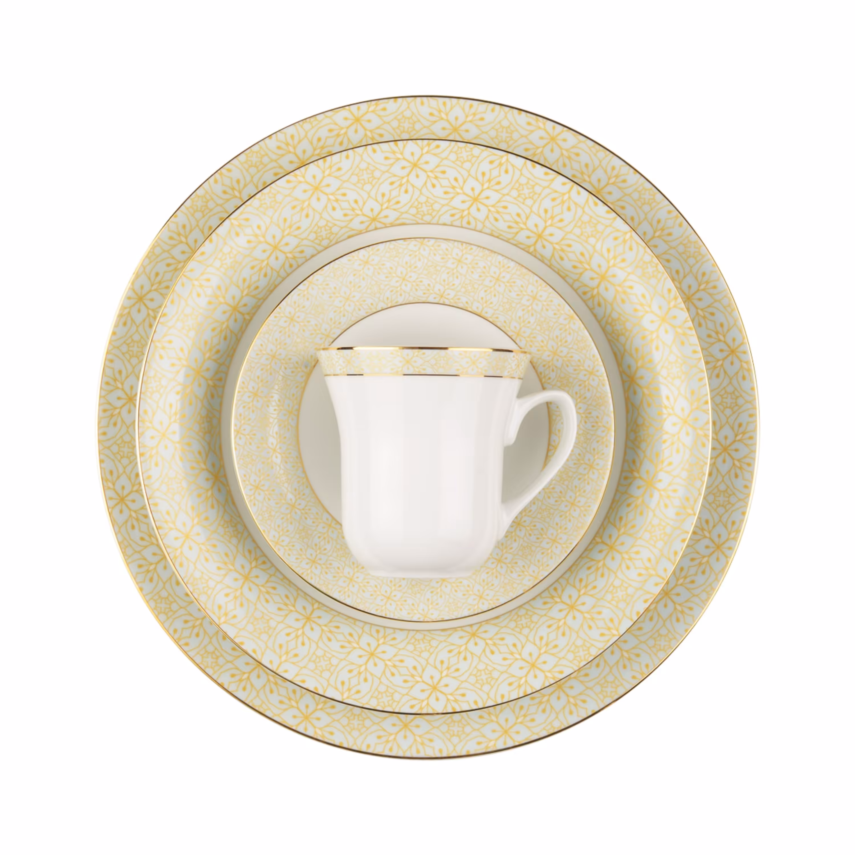 سرویس چینی زرین 12 نفره 108 پارچه آناهید درجه عالی