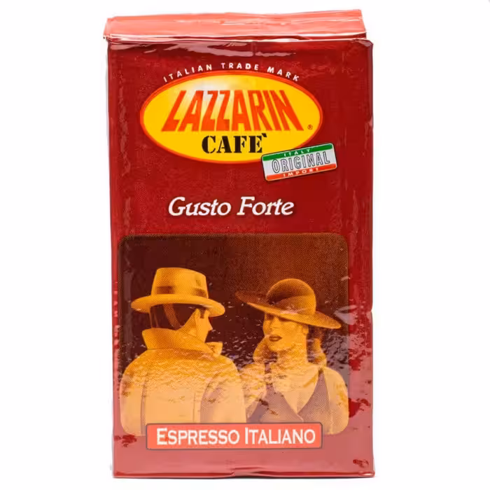 پودر قهوه اسپرسو ایتالیایی گوستو فورته لازارین 250 گرم LAZZARIN