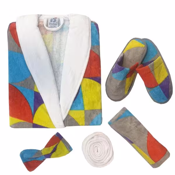 سرویس حوله پالتویی پودایران طرح پیکاسو سایز 125