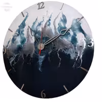 ساعت رزینی تلفیقی سورمه ای