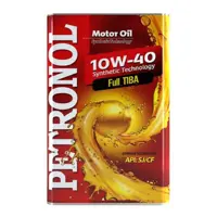      روغن موتور خودرو پترونول فول تیبا 10W40 نیمه سنتتیک فلزی حجم 4 لیتر
