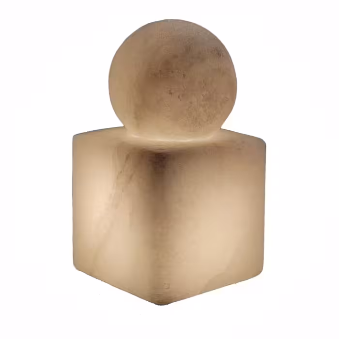 چراغ خواب سنگ نمک مدل گوی و مکعب سایز متوسط کد 409