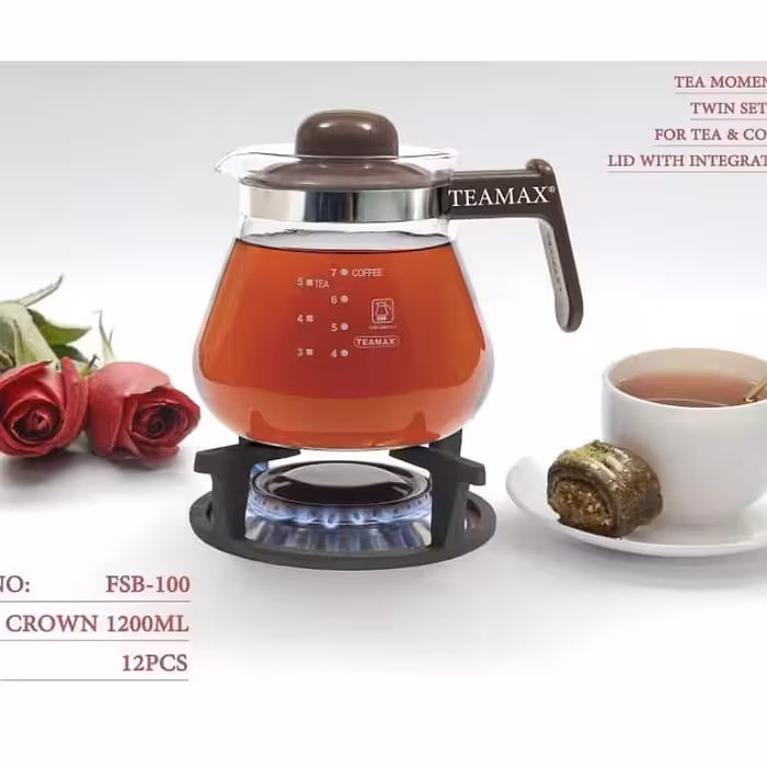 قوری پیرکس 1.2 لیتر شعله مستقیم تیمکس 