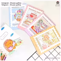 دفتر رنگ آمیزی پیتیکو Kiddie فانتزی کودک