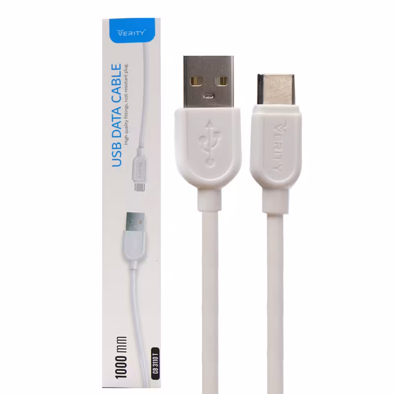 کابل شارژ Type-C وریتی Verity CB3110T