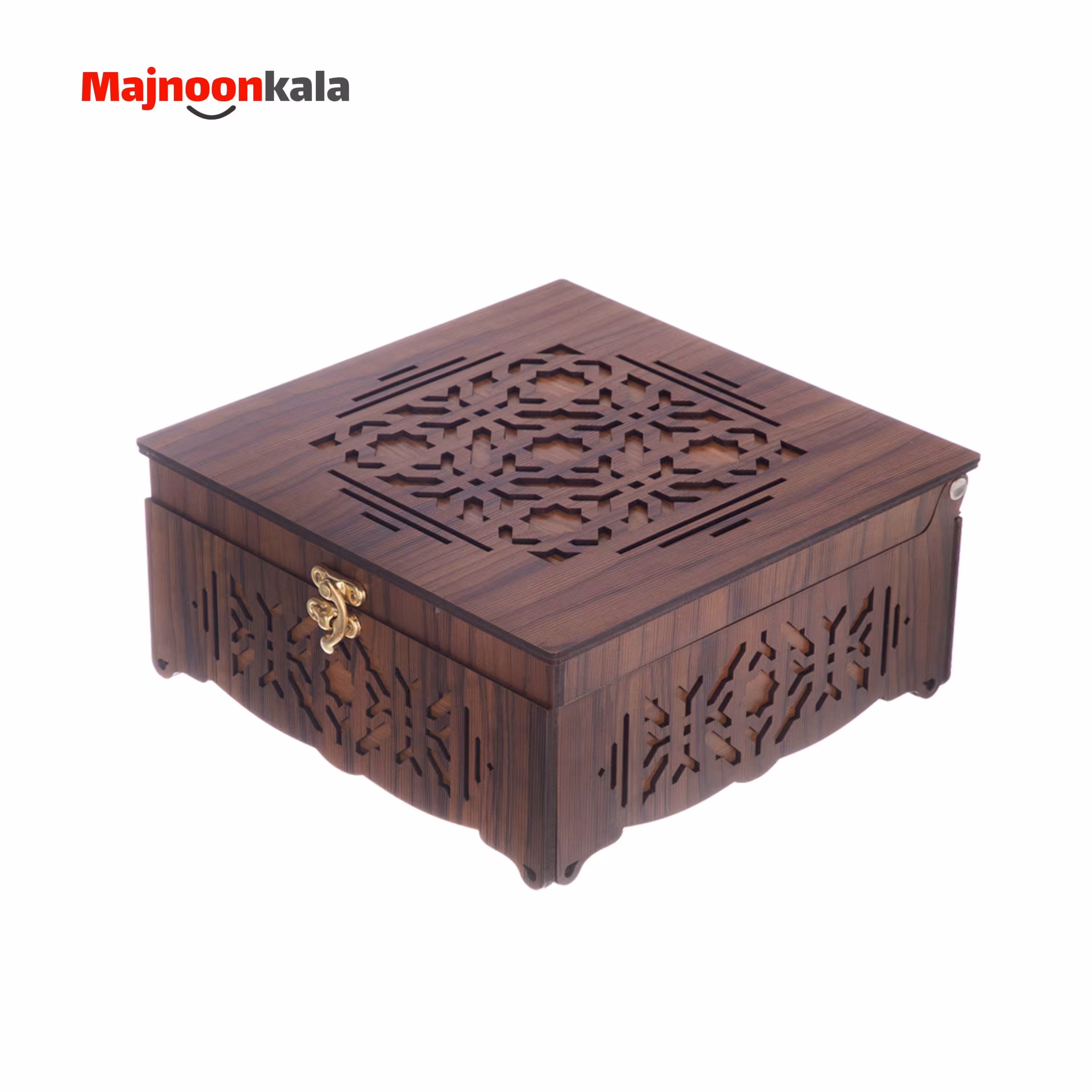 جعبه دمنوش چوبی 2 لایه 6 میلی متر کد 04