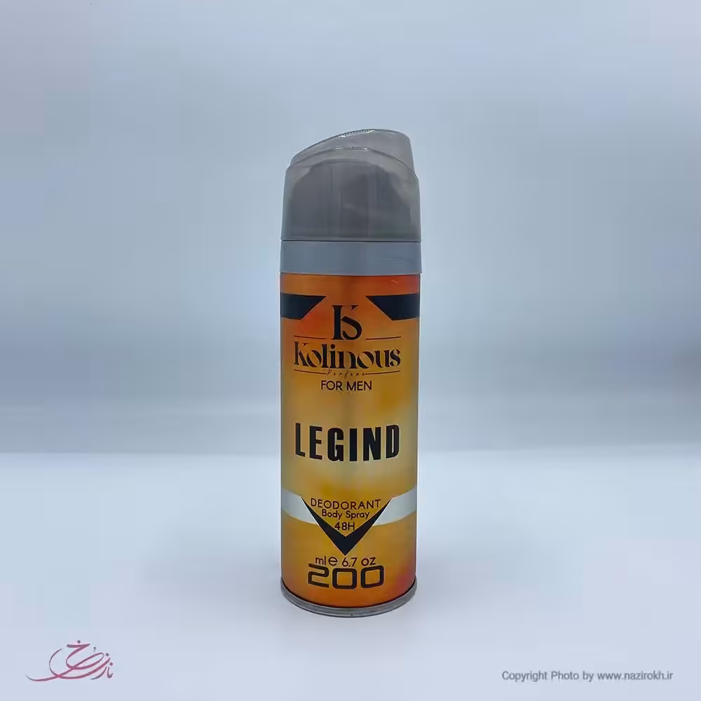 اسپری بدن مردانه کلینوس مدل لجند قهوه ای حجم 200 میلی لیتر