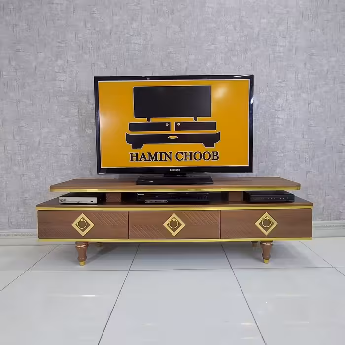 میز تلویزیون 1036 گردویی طول 150 ارسال با باربری پس کرایه هزینه ارسال به عهده مشتری