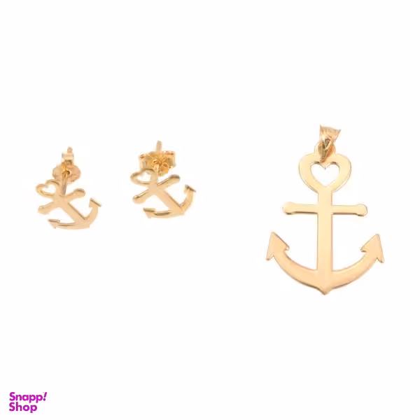 نیم ست طلا 18 عیار سپیده گالری کد SH0025