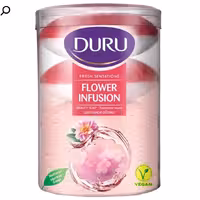 صابون دورو لیوانی با رایحه گل های تازه بسته 4 عددی