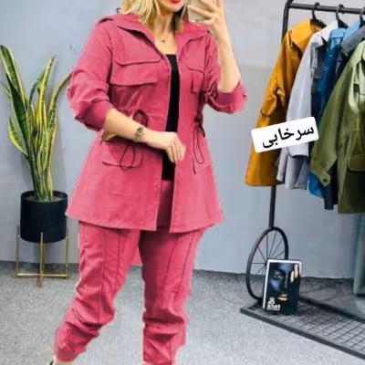 مانتو شلوار زنانه میکرو مدل ست خورشید