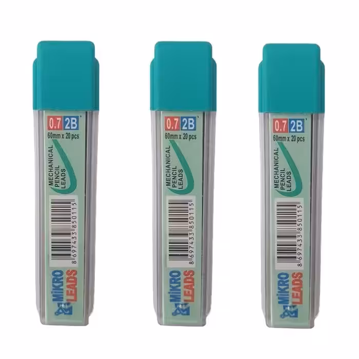 نوک مداد نوکی 0.7 میلی متری میکرو مدل شقایق بسته 3 عددی