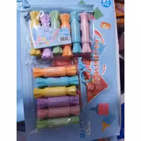 هایلایتر طرح شکلات پیچی فانتزی در شش رنگ دوسر کیفیت عالی