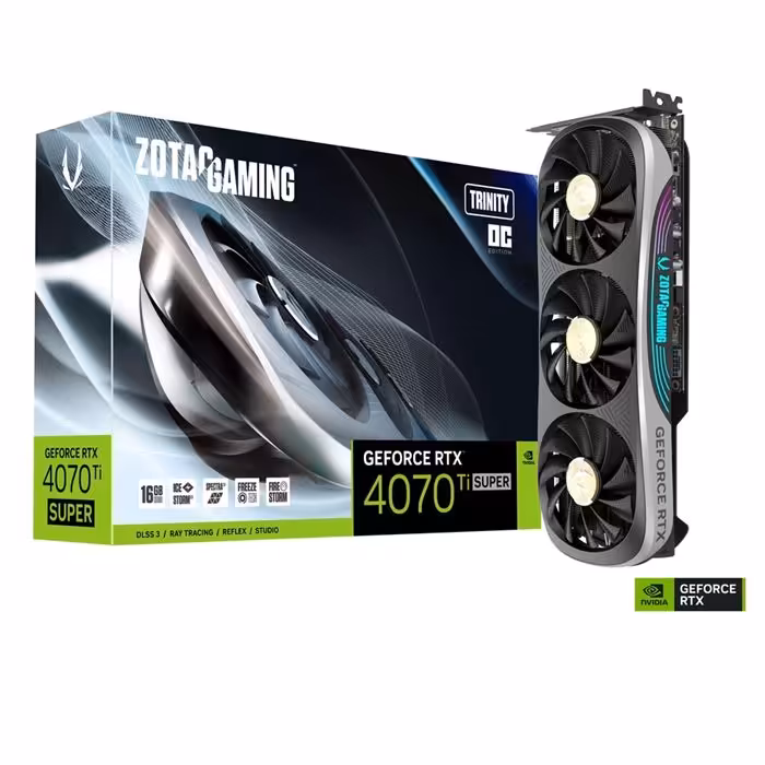 کارت گرافیک زوتک GAMING GeForce RTX 4070 Ti SUPER Trinity OC 16GB