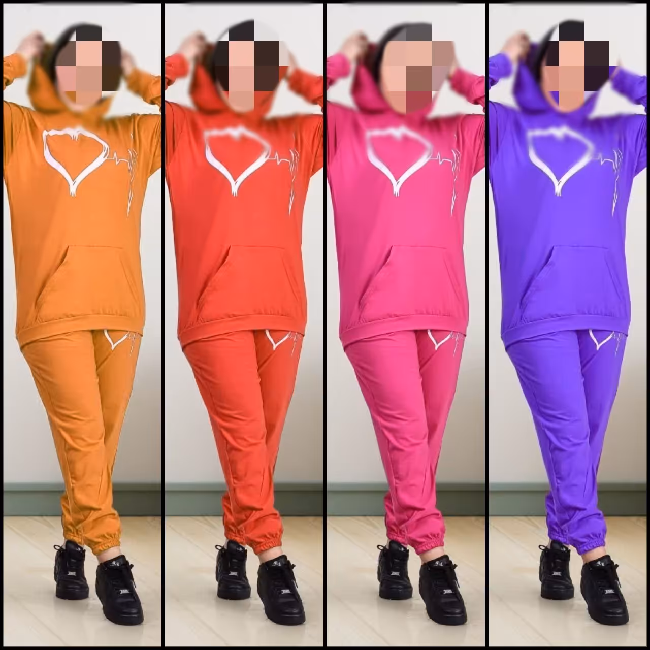 ست هودی شلوار بهاری ضربان