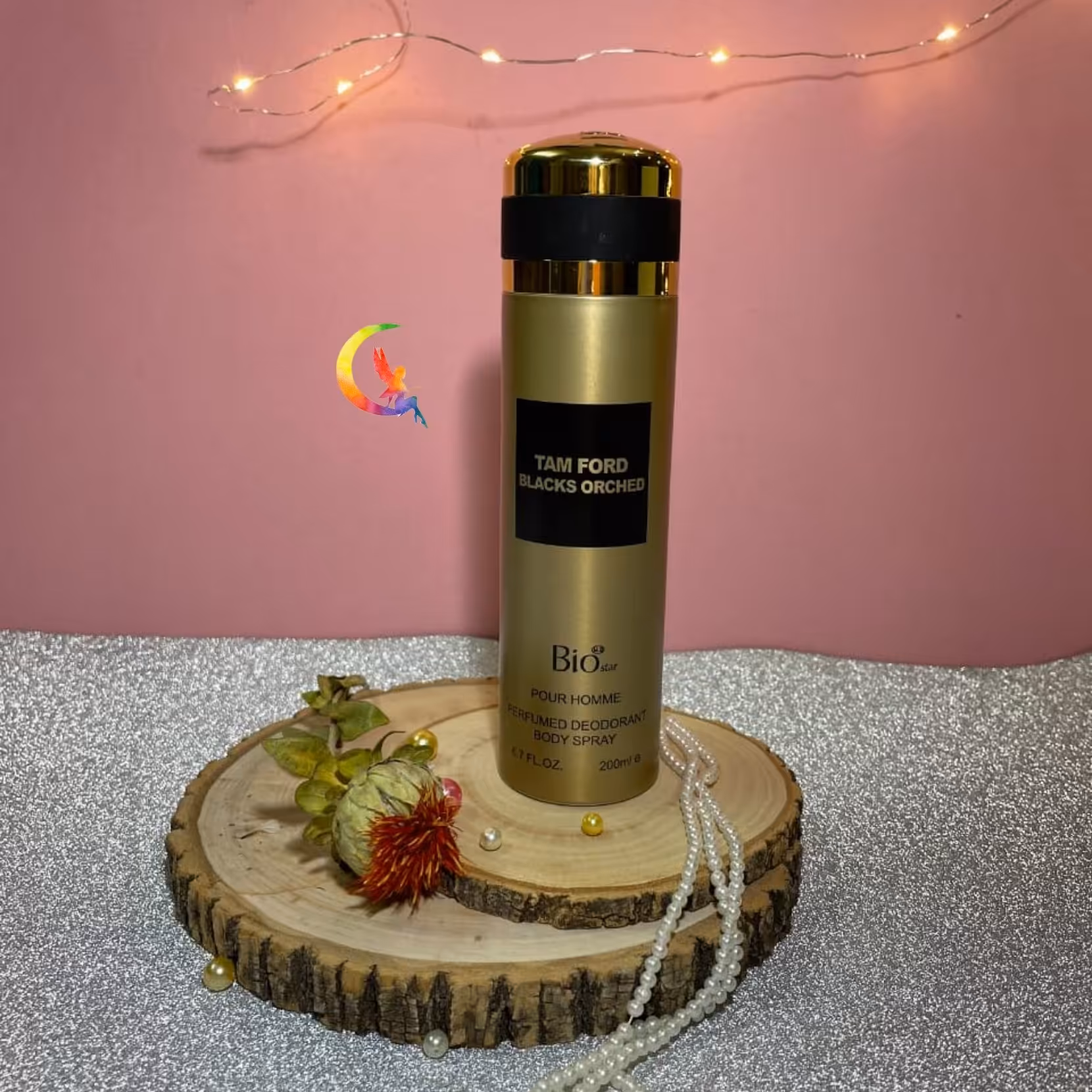 اسپری بدن مردانه بیو استار مدل TAM FORD BLACKS حجم 200 میلی لیتر