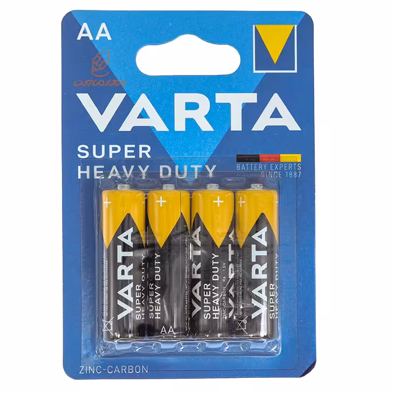 باتری قلمی سوپر لایف 4 عددی وارتا SUPER HEAVY DUTY