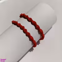 دستبند زنانه مردانه نخ سرنوشت مدل بافت پیچ