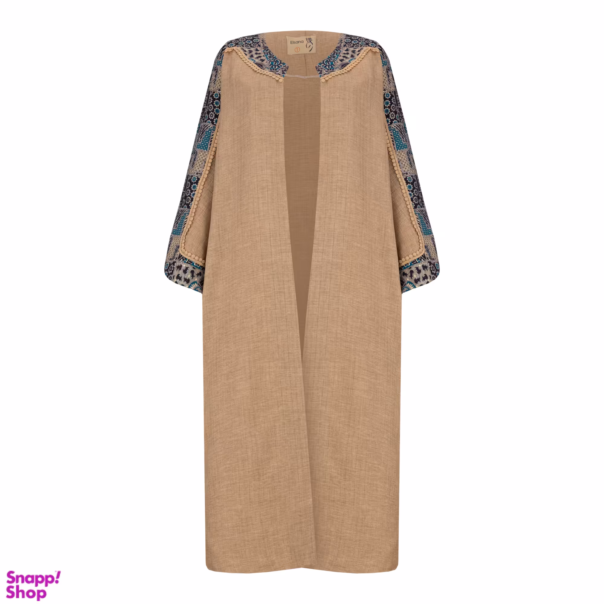 مانتو مدل مهرناز کد 183747 رنگ کرمی