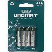 باتری نیم قلمی یونومات مدل Muscle Heavy Duty بسته 4 عددی