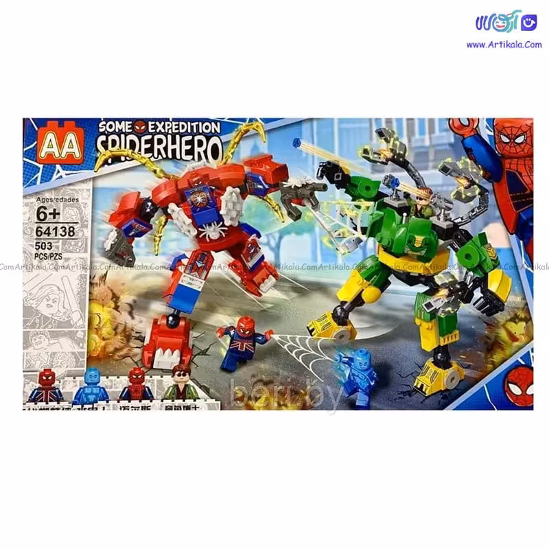 لگو نبرد اسپایدرمن و دکتر اختاپوس مدل 64138 AA