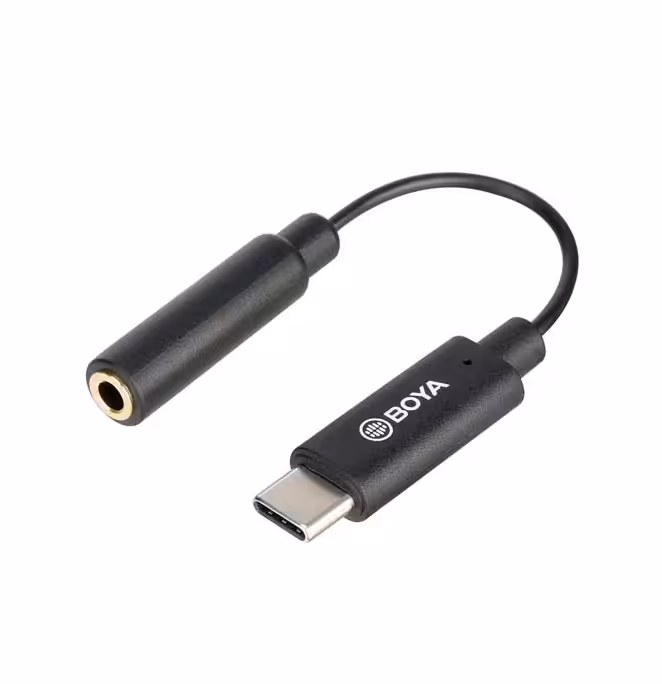 تبدیل جک 3.5mm به USB Type-C مدل BOYA BY-K4