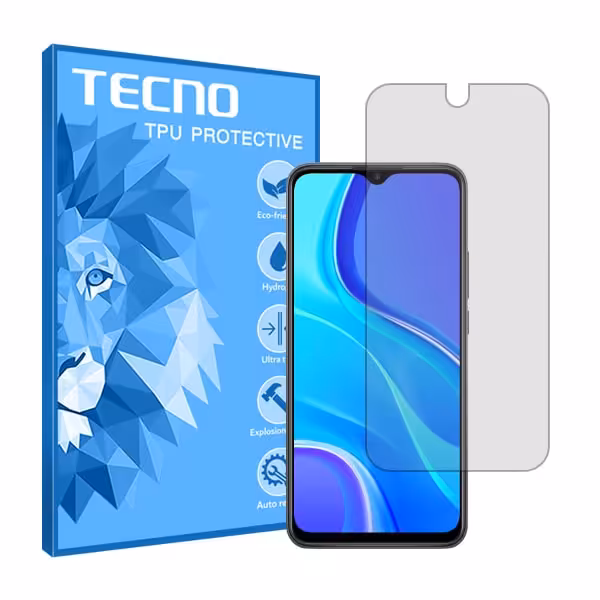 گلس شیائومی Redmi 9 مدل هیدروژلی شفاف برند تکنو کد S