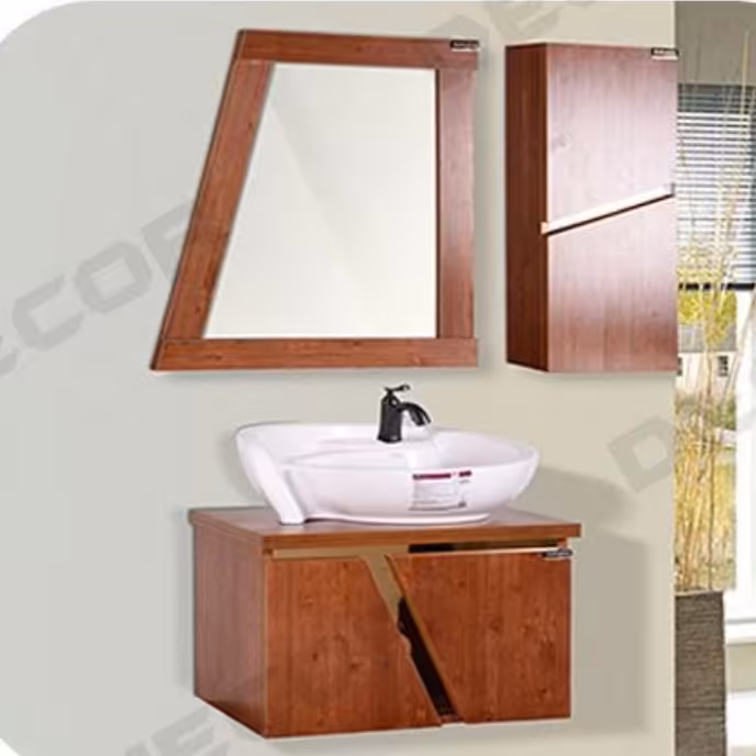 روشویی کابینتی مدل فانتا تمام پی وی سی طرح چوب ارسال به سراسر ایران