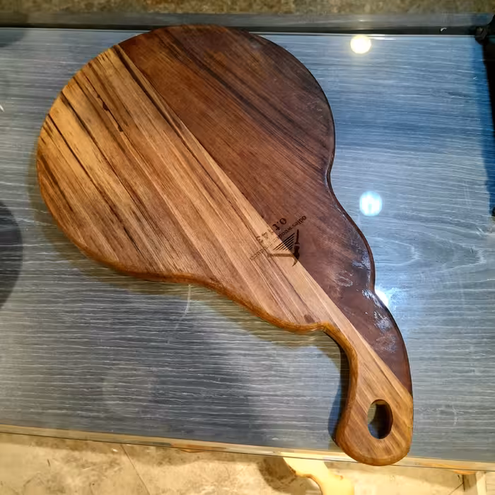 تخته کار یا تخته گوشت چوبی طرح گلابی