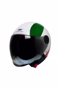 کلاه کاسکت موتورسیکلت سفید موتور Fx 101L ایتالیا ام تی اس MTS