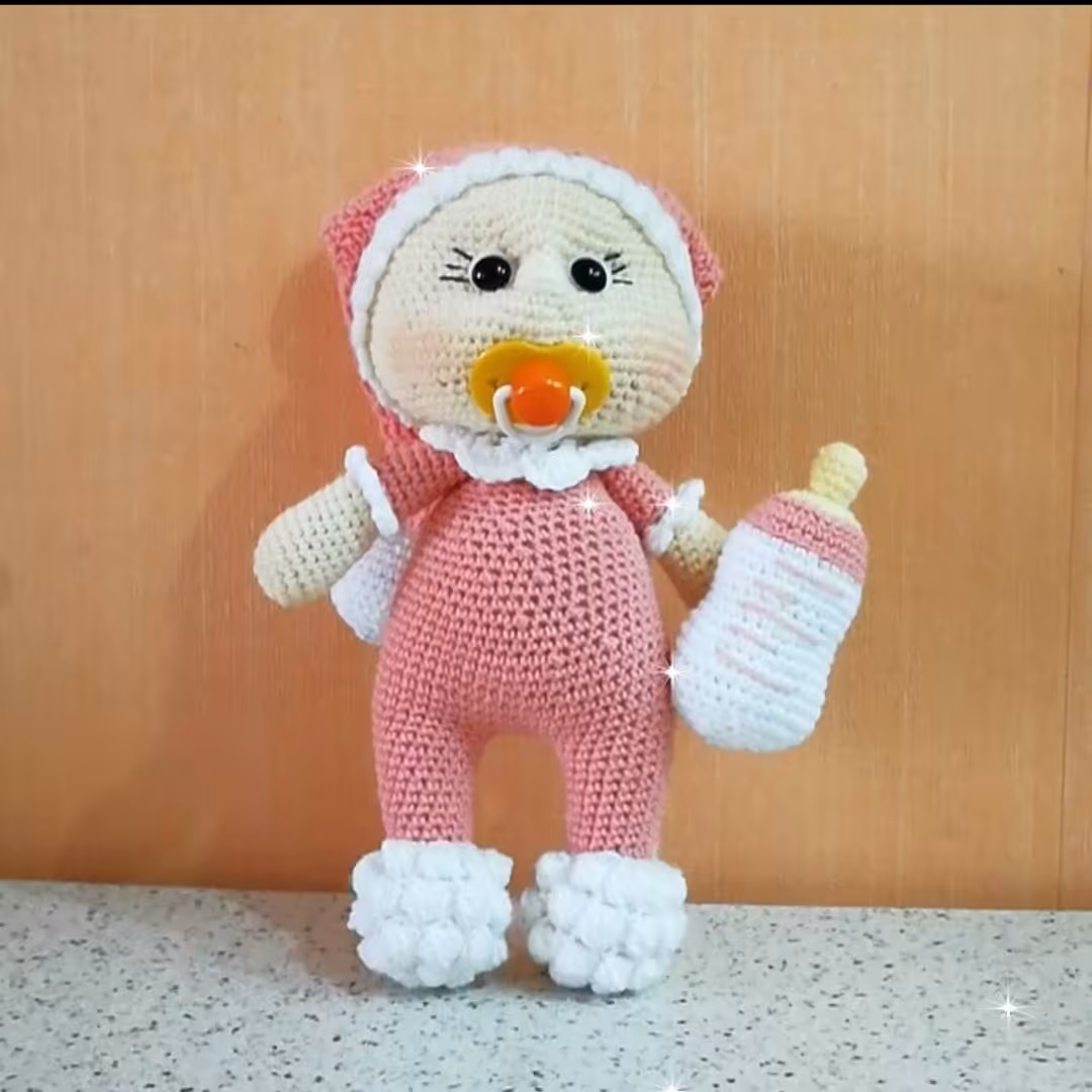 عروسک بافتنی نی نی دختروپسر (سفارشی) 