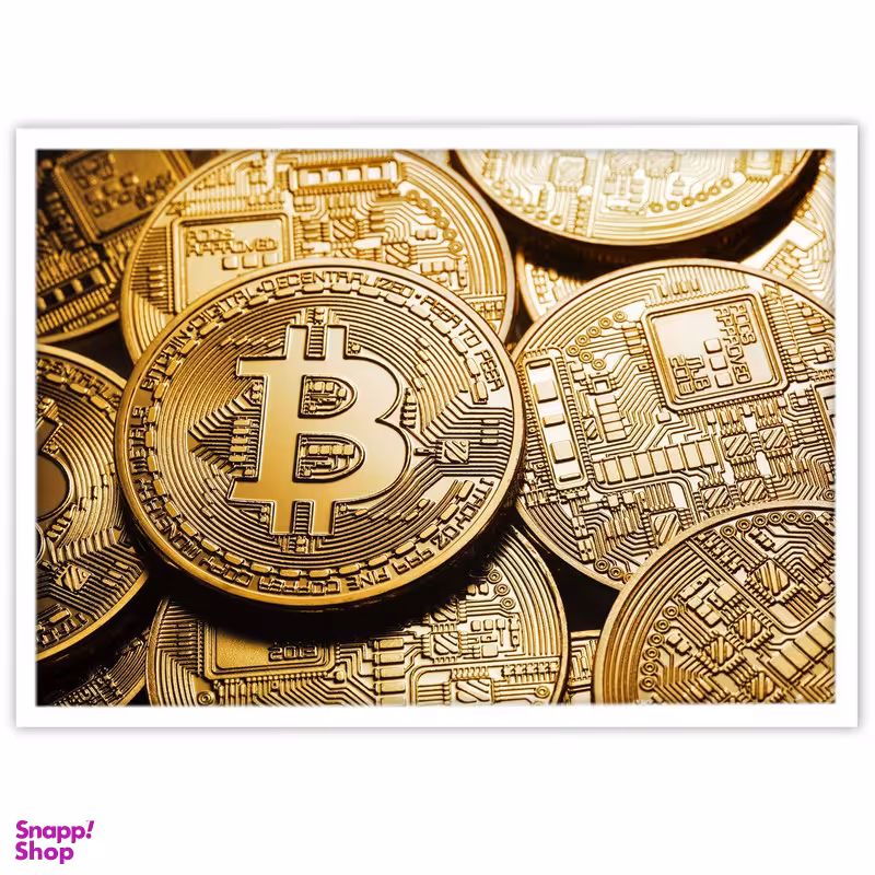 تابلو بکلیت طرح بیت کوین مدل W-S2544
