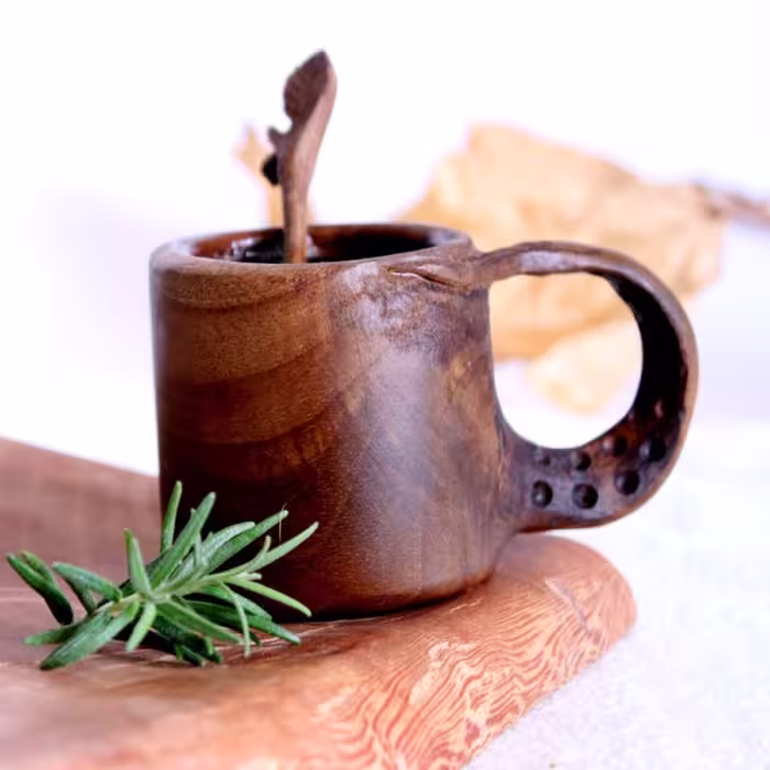 کوکسا شات اسپرسو  دستساز چوبی طرح هشت پا
