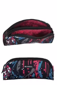 جامدادی دو زیپ splash سایز 6*8*22 gabol 222331099 گابل