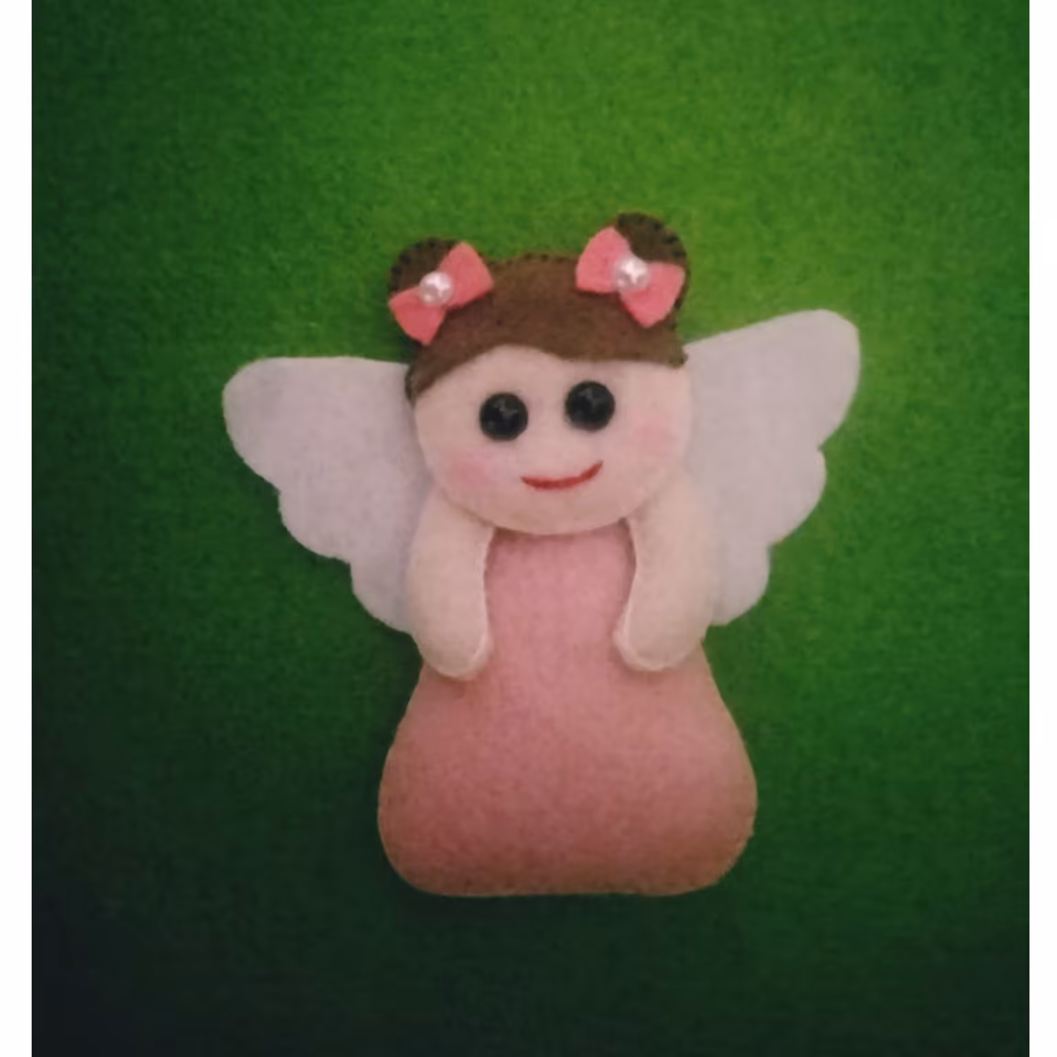 گیفت نمدی تولد طرح فرشته، مقاوم وسبک ودست دوز