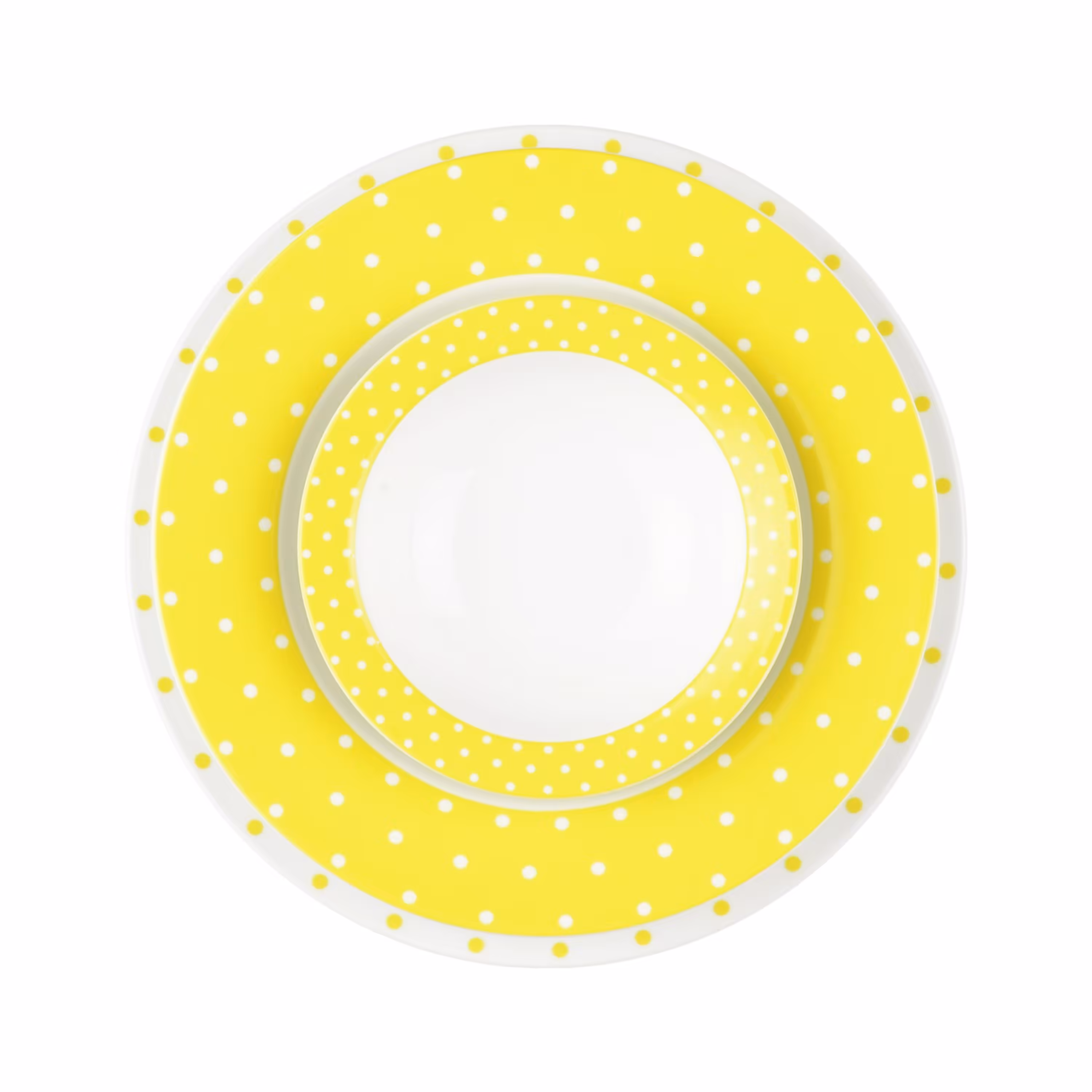 سرویس غذاخوری چینی زرین 6 نفره 28 پارچه اسپاتی زرد درجه یک