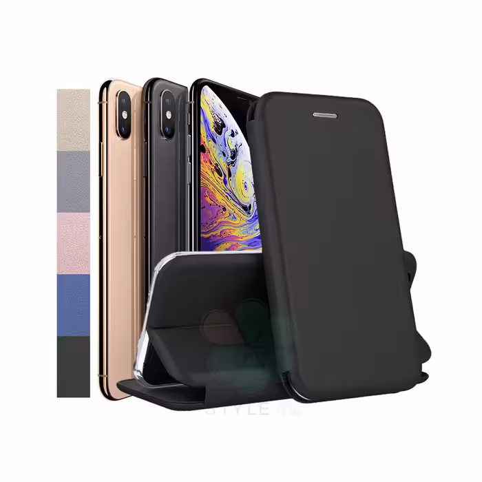 کیف کلاسوری چرمی گوشی آیفون Apple iPhone XS Max