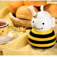 عسل خوری سرامیکی طرح زنبور عسل