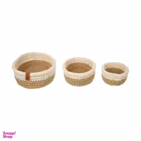 سبد قلاب بافی تریکو مهتاک کد 84131 مجموعه 3 عددی