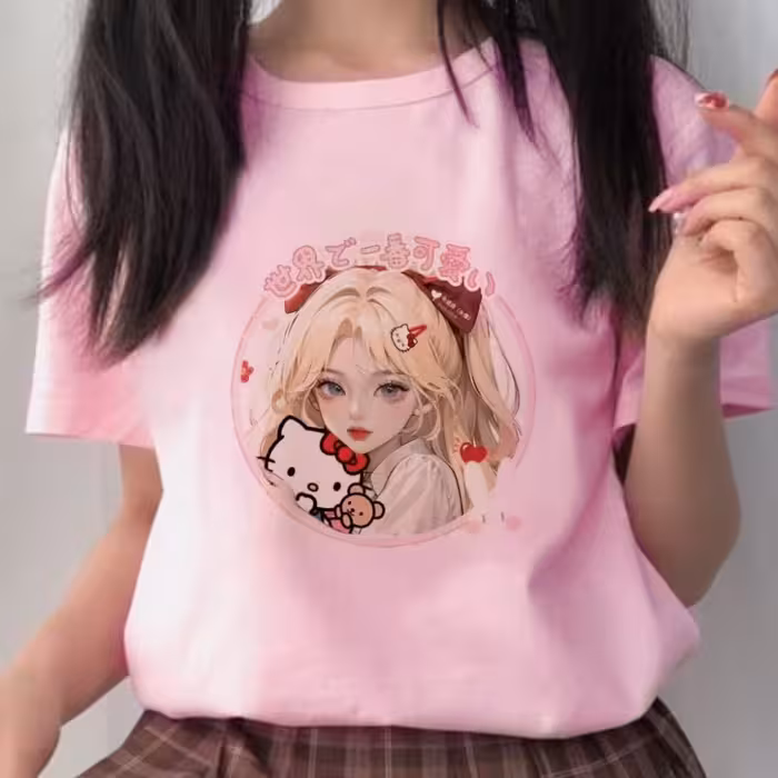 تیشرت شیر توت فرنگی