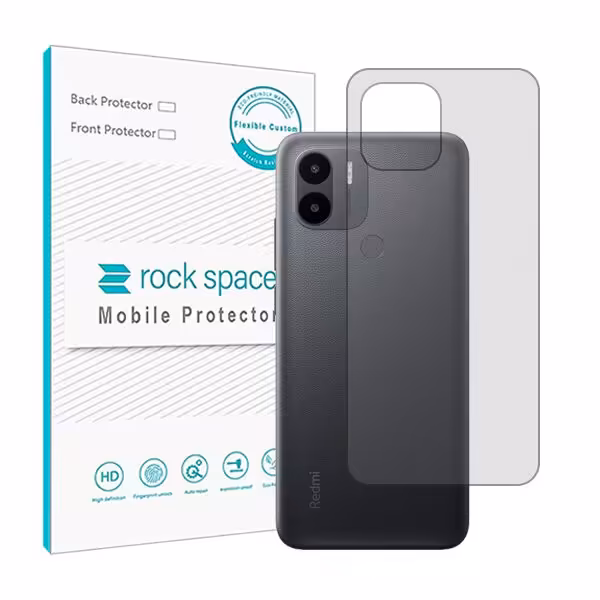 گلس محافظ پشت گوشی شیائومی Redmi A1 مدل نانو هیدروژل شفاف برند راک اسپیس کد23437S
